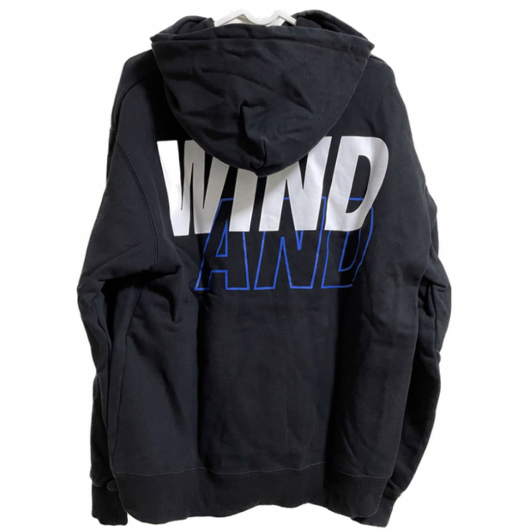 WIND AND SEA SUPPORTER SWEAT HOODY BLACK