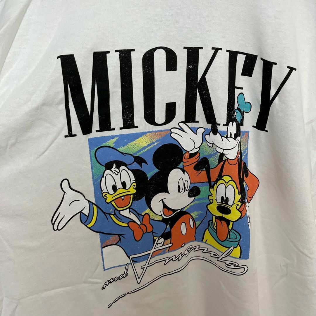 Disney ミッキー ドナルド グーフィー プルート Tシャツ 丸胴 XL | フリマアプリ ラクマ