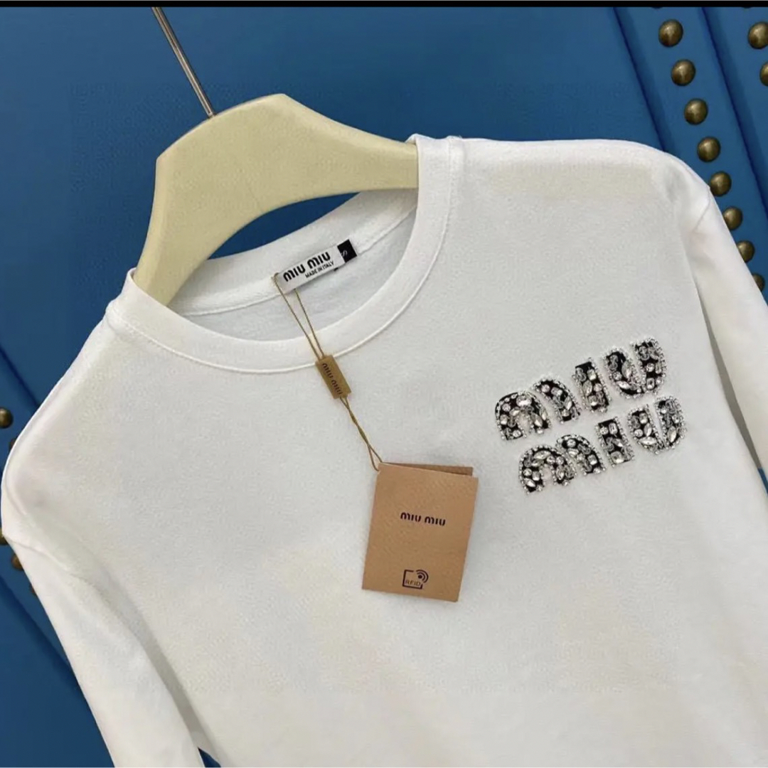 Miumiu ロゴTシャツ XS