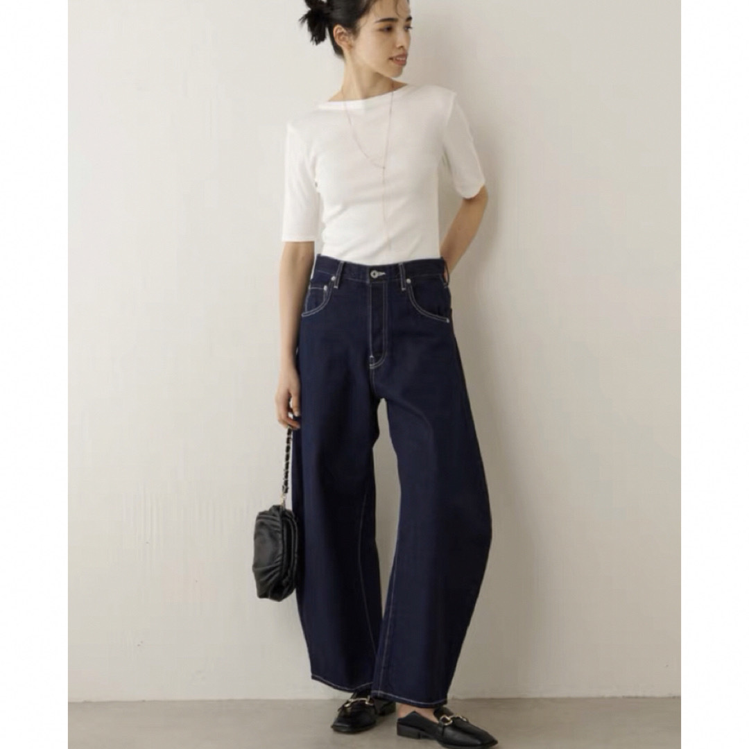 Whim Gazette - WhimGazetteラインカーブDENIM インディゴブルー34の
