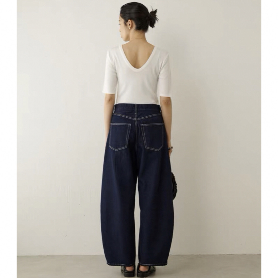 Whim Gazette - WhimGazetteラインカーブDENIM インディゴブルー34の