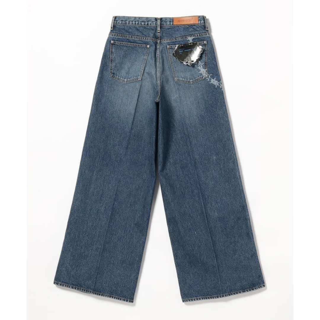 MASU FADED BAGGY FIT JEANS BLACK 44 23aw-