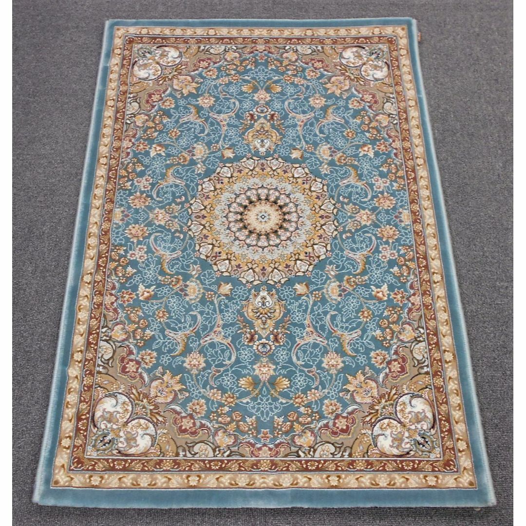再入荷！225万ノット、超高密度織！イラン産絨毯 60×90cm‐201651 2