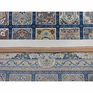 225万ノット!超高密度織 絨毯 本場 イラン産 60×90cm‐200231の通販 by