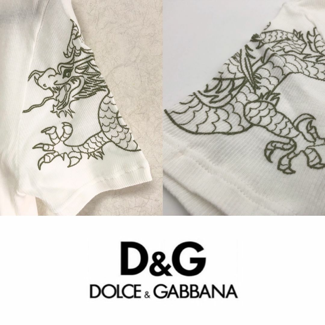 D&G ディー&ジー 未使用 DOLCE&GABBANA 半袖 Tシャツ M 4