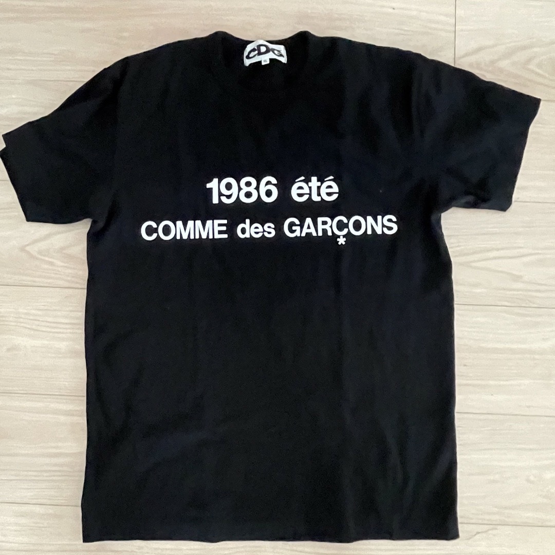 COMME des GARCONS(コムデギャルソン)の【必見！稀少アイテム】コムデギャルソン CDG 1986 ete Tシャツ 黒 メンズのトップス(Tシャツ/カットソー(半袖/袖なし))の商品写真