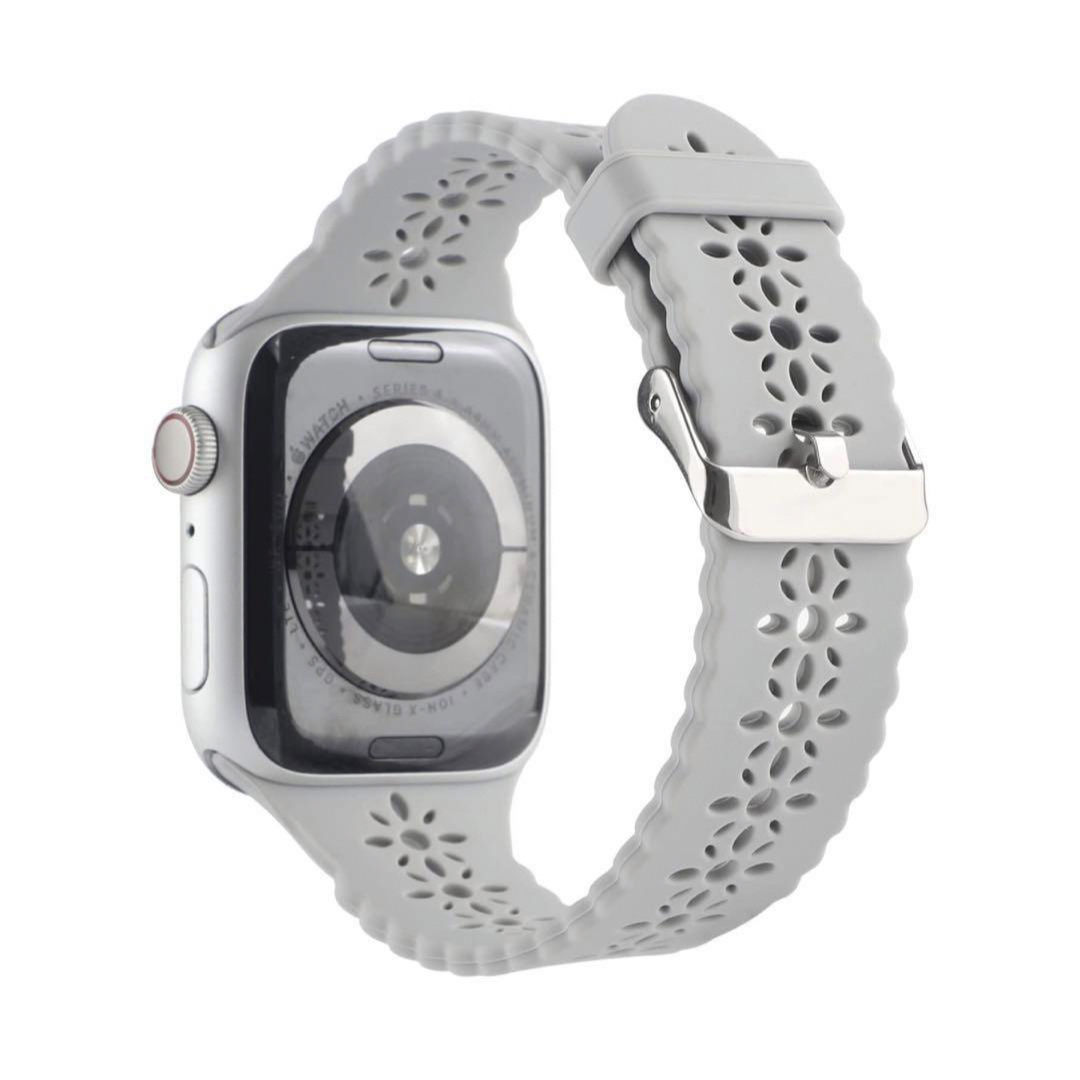 Applewatch アップルウォッチ バンド ベルト 2本セット シリコン レディースのファッション小物(腕時計)の商品写真