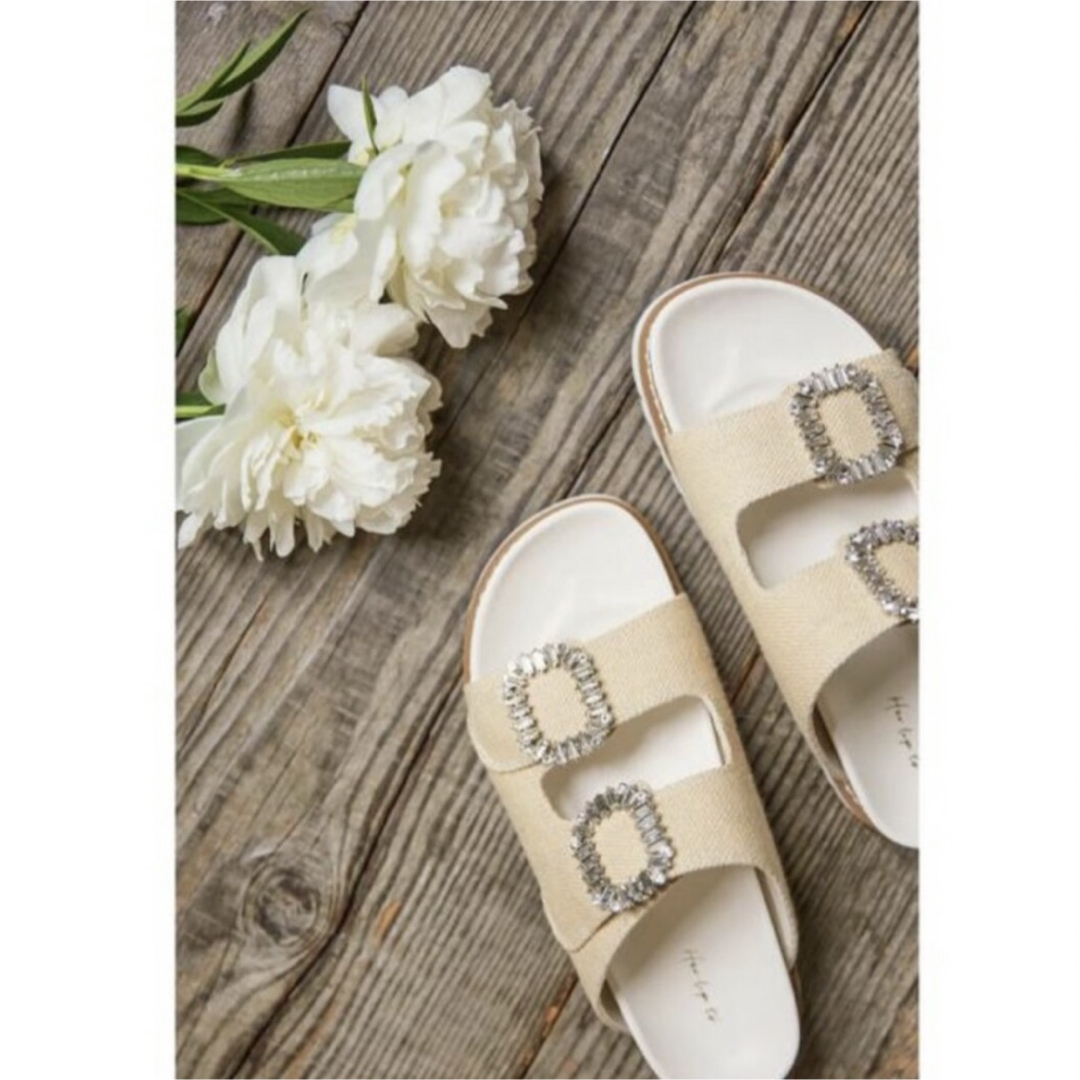 Her lip to - herlipto Double Strap Crystal Sandalsの通販 by