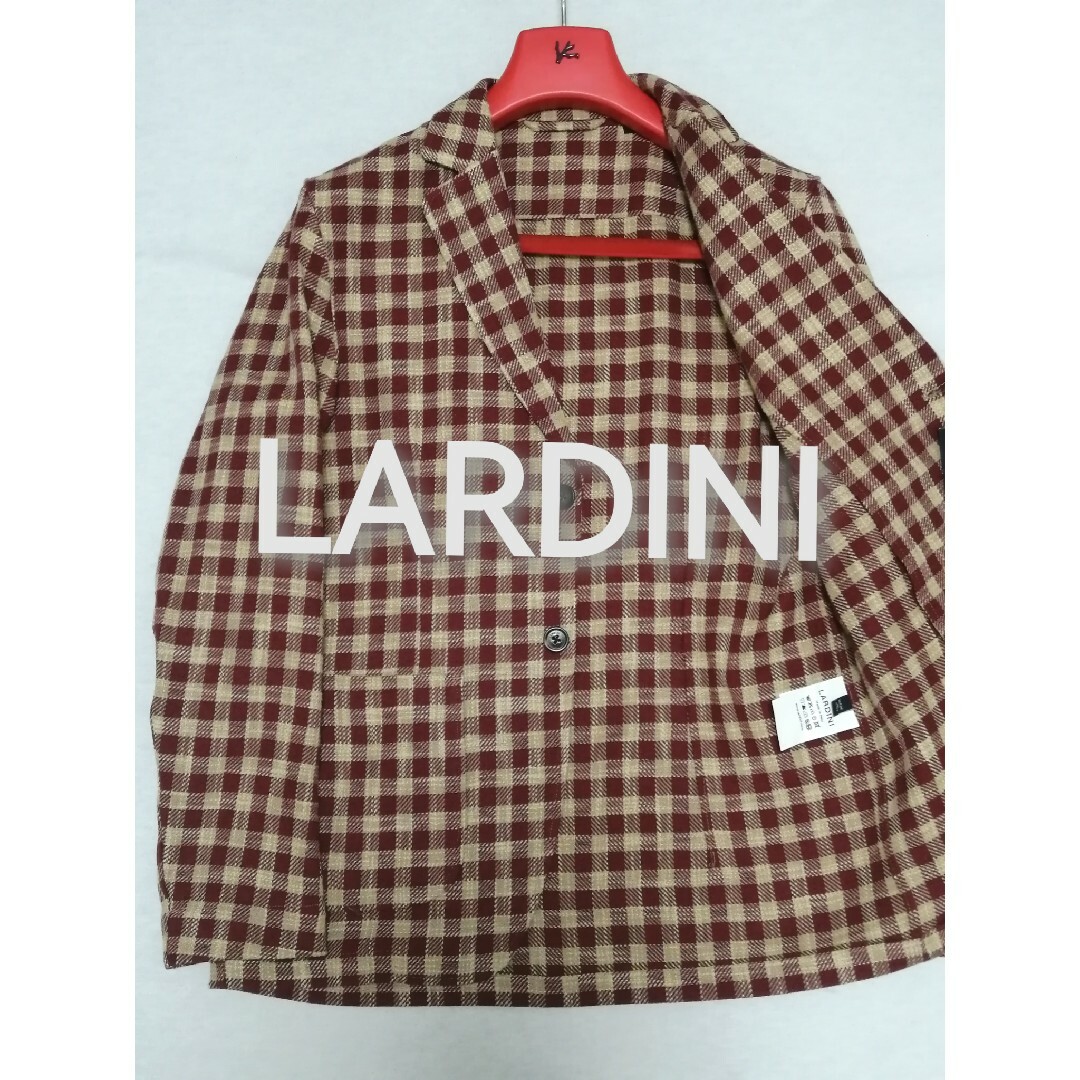 ☆新品・メンズ☆【LARDINI ラルディーニ】テーラードジャケット 赤