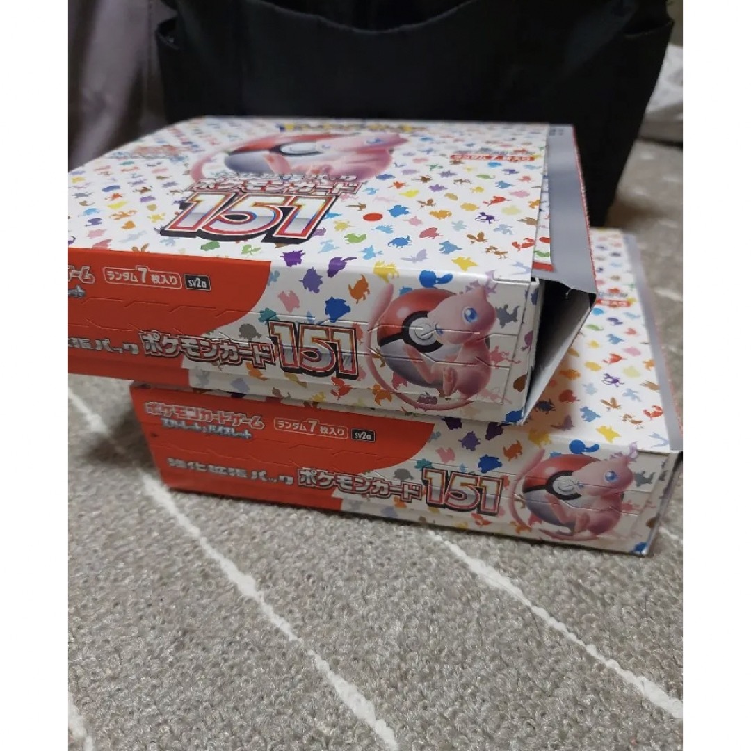 ポケモンカード　151 空箱　2BOX