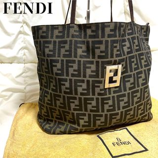 美品】FENDI フェンディ トートバッグ ズッカ柄 FFロゴ金具 A4収納 www ...