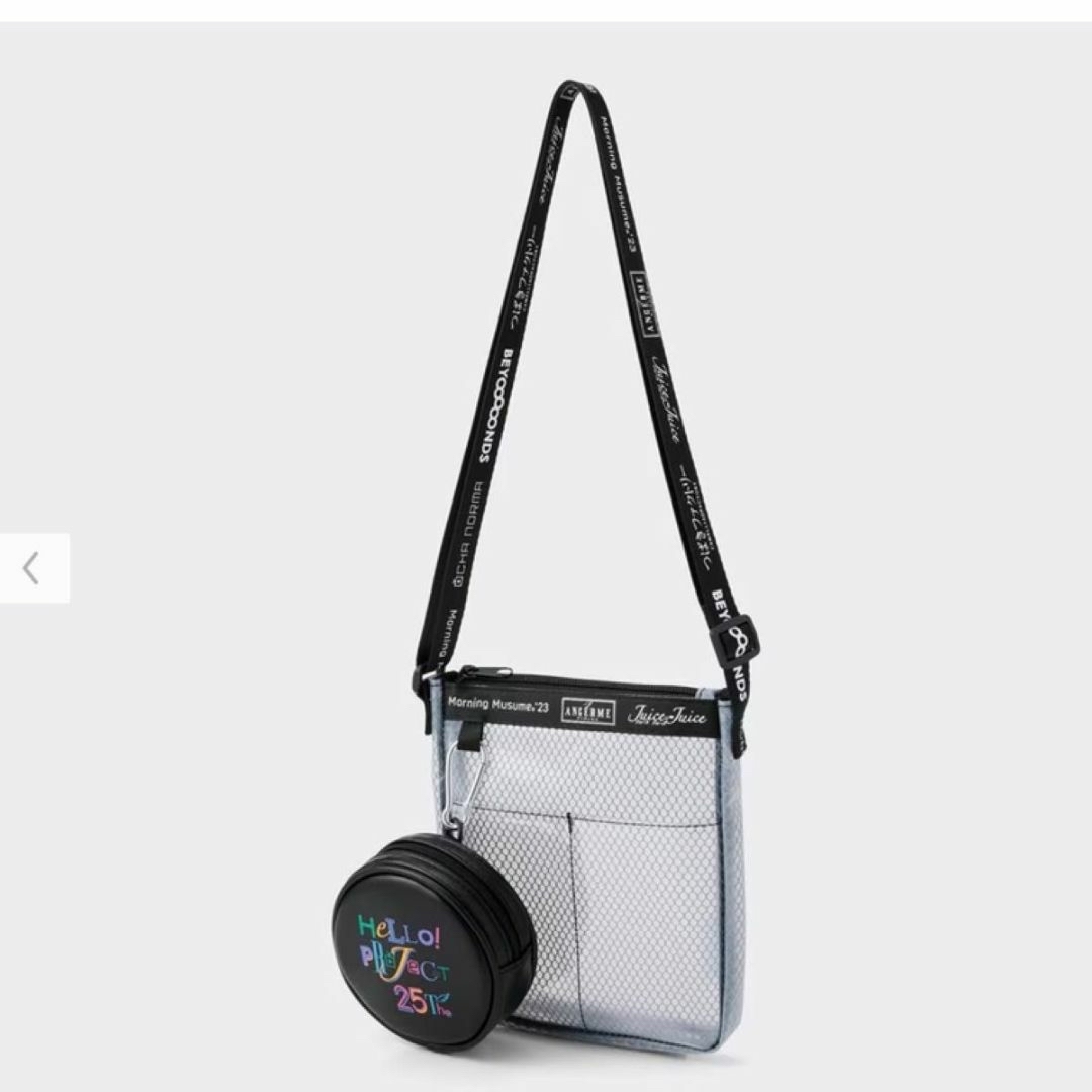 GU(ジーユー)の【新品タグ付き】ハロープロジェクト　クリアバッグ　黒　ジーユー レディースのバッグ(ショルダーバッグ)の商品写真