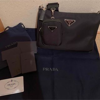 PRADA - *美品*プラダ ショルダーバッグ ミニポーチ付き ナイロン