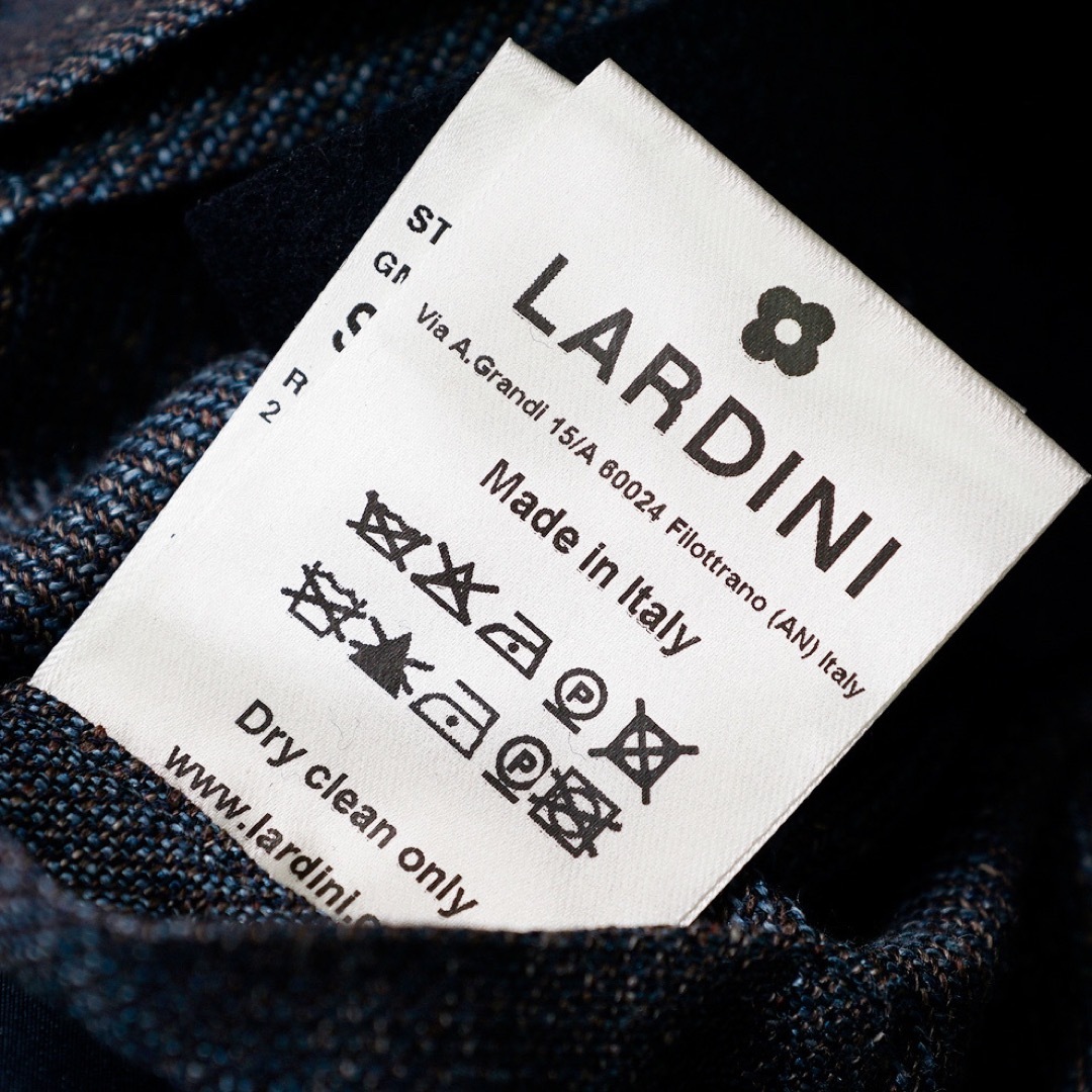 LARDINI - リネンシルク22春夏LARDINIラルディーニソリッドスーツ46