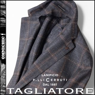 タリアトーレ(TAGLIATORE)のTAGLIATOREタリアトーレチェルッティストレッチウールシルクジャケット52(テーラードジャケット)