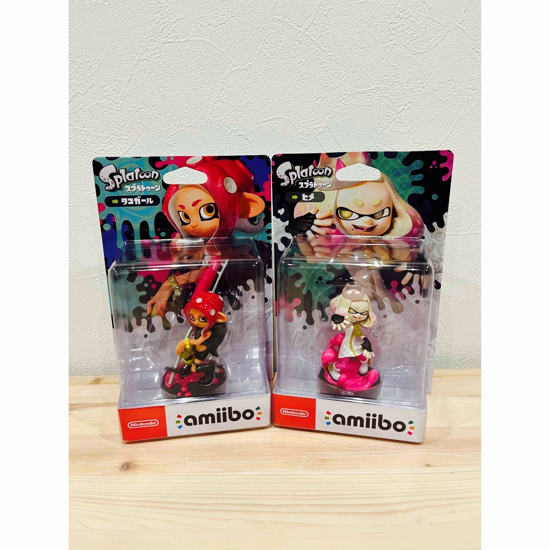 任天堂(ニンテンドウ)のamiibo アミーボ スプラトゥーンシリーズ　ヒメ　タコガール　セット エンタメ/ホビーのフィギュア(ゲームキャラクター)の商品写真