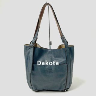 ダコタ(Dakota)のDakota ダコタ レザー トートバッグ ラポール トート ネイビー 紺 革(トートバッグ)