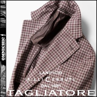 タリアトーレ(TAGLIATORE)のTAGLIATOREタリアトーレチェルッティストレッチウールシルクジャケット50(テーラードジャケット)