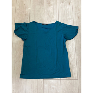 セシール(cecile)のハートネックTシャツ(Tシャツ/カットソー(半袖/袖なし))