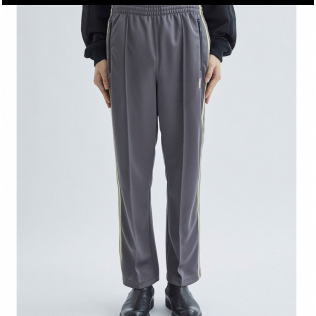 Needles(ニードルス)のNEEDLES TRACKPANTS 別注STUDIOUS 23ss グレー　 メンズのパンツ(スラックス)の商品写真