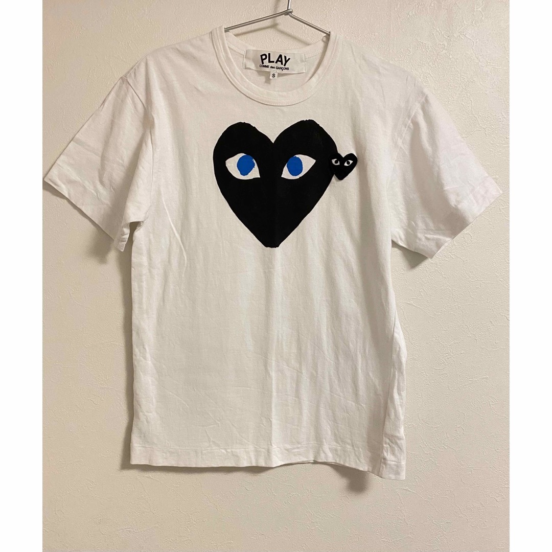 COMME des GARCONS     PLAYTシャツ　Sサイズ　黒ハート