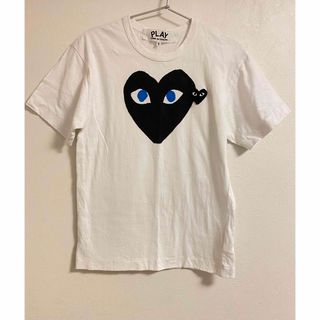 コムデギャルソン(COMME des GARCONS)のCOMME des GARCONS     PLAYTシャツ　Sサイズ　黒ハート(Tシャツ/カットソー(半袖/袖なし))