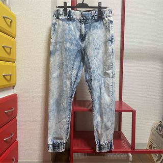 ライトオン(Right-on)の【美品】ライトオン ストレッチデニム ジーンズ(サルエルパンツ)