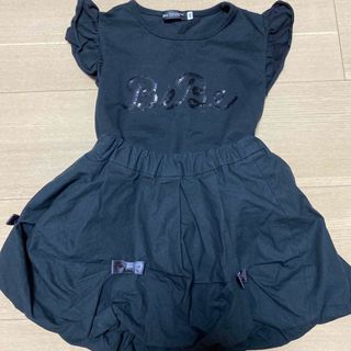 ベベ(BeBe)のbebe スパンコールロゴTシャツ　セット(Tシャツ/カットソー)