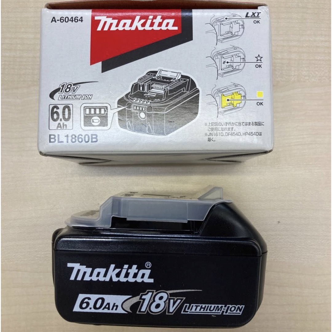 新品未使用品 マキタ 18V 6.0Ah 純正　BL1860B