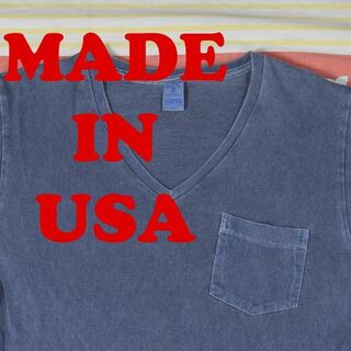 ベルバシーン(VELVA SHEEN)のベルバシーン ポケットＴシャツ 12890c USA製 USED加工 70 80(Tシャツ/カットソー(半袖/袖なし))