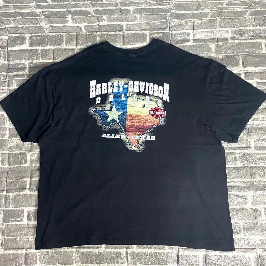 Harley Davidson(ハーレーダビッドソン)のハーレーダビッドソン☆Tシャツ US古着 90s 両面プリント デカロゴ db2 メンズのトップス(Tシャツ/カットソー(半袖/袖なし))の商品写真