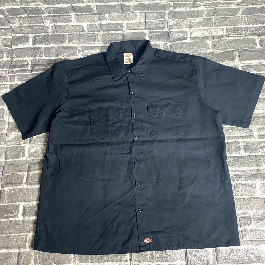 Dickies(ディッキーズ)のディッキーズ☆シャツ US古着 90sワンポイントロゴ ビッグシルエット db3 メンズのトップス(シャツ)の商品写真