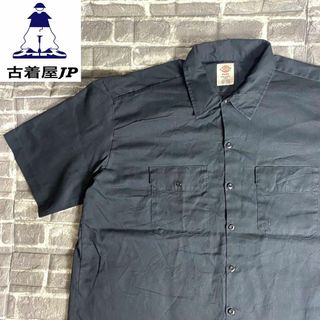 ディッキーズ(Dickies)のディッキーズ☆シャツ US古着 90sワンポイントロゴ ビッグシルエット db3(シャツ)