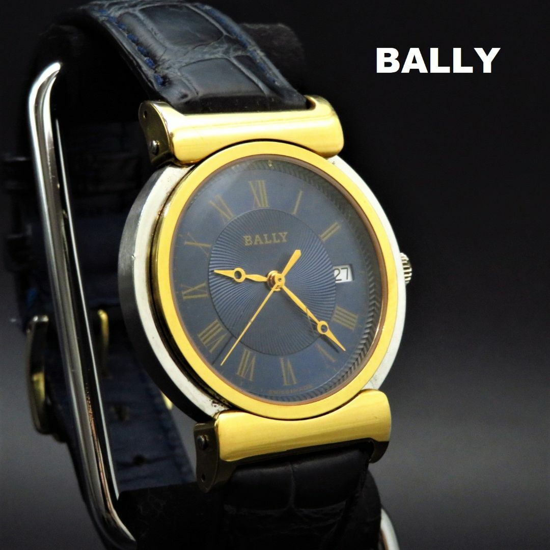 BALLY バリー 腕時計 デイト ローマン ブレゲ針