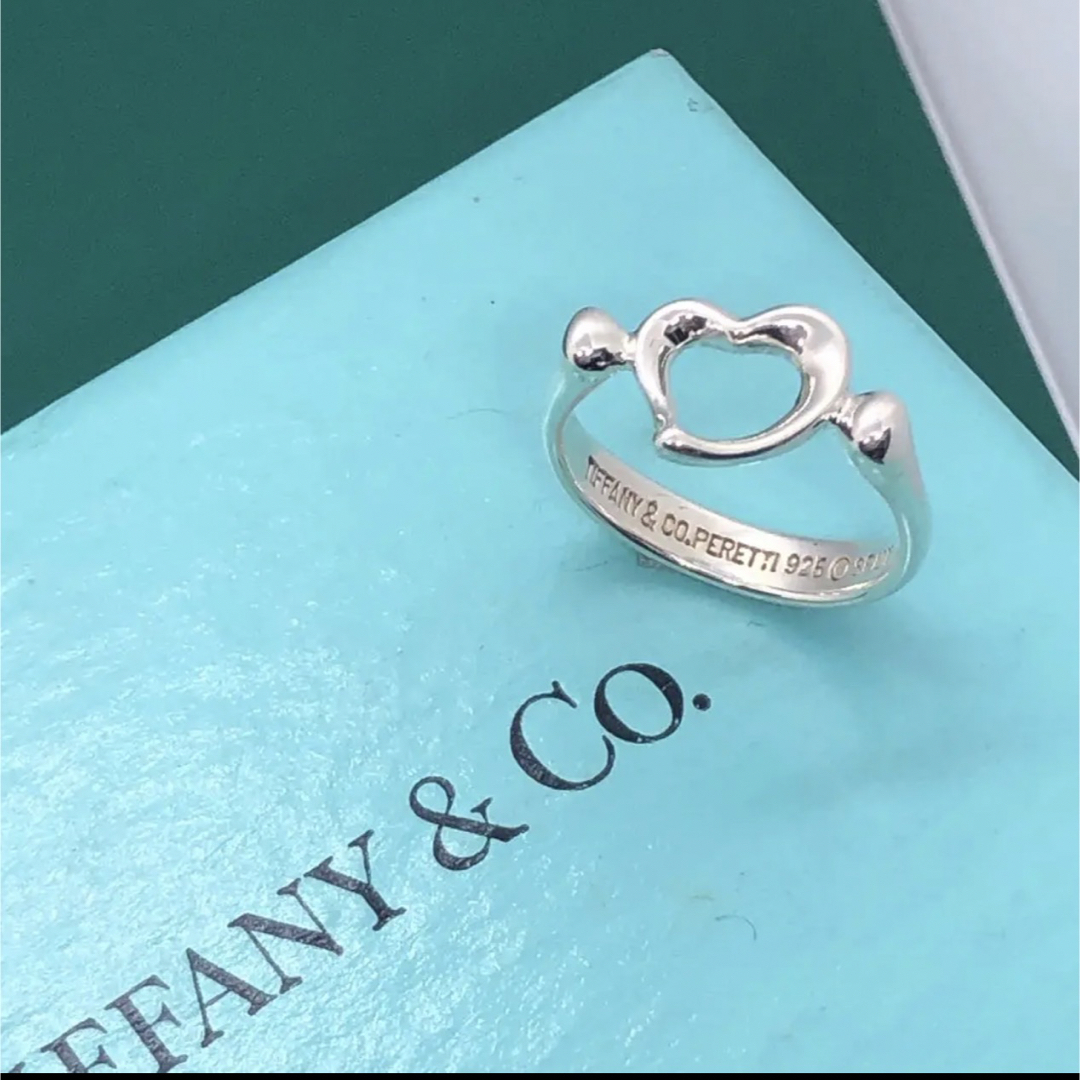 【最終値下】Tiffany オープンハートリング 7号