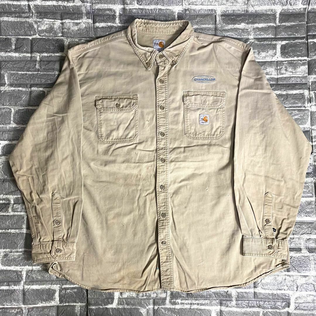 【メキシコ製】carhartt カーハートFRシリーズシャツゆるだぼトップス