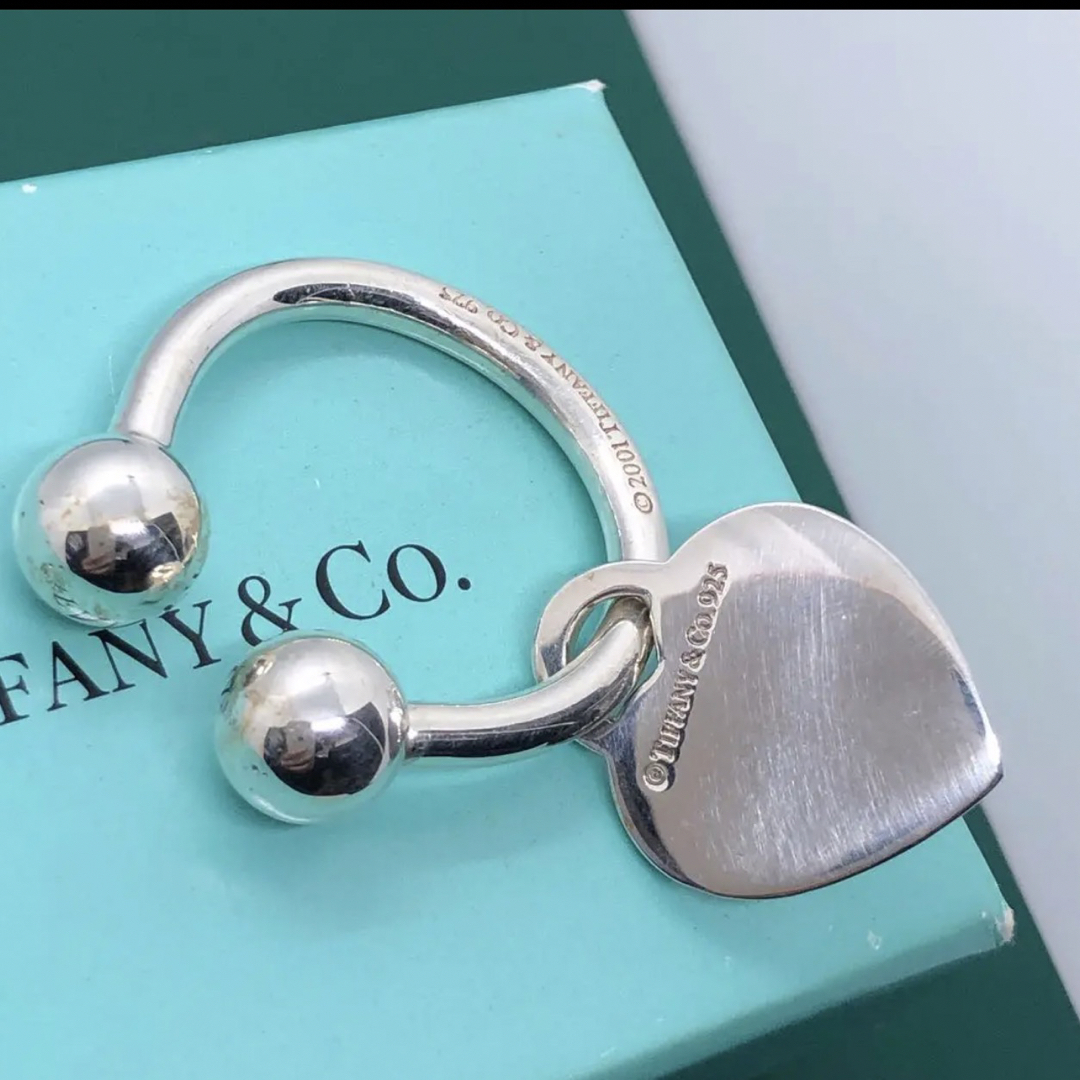 Tiffany & Co.(ティファニー)の美品　ティファニーキーホルダー　キーリング   リターントゥ ハート　SV925 レディースのファッション小物(キーホルダー)の商品写真