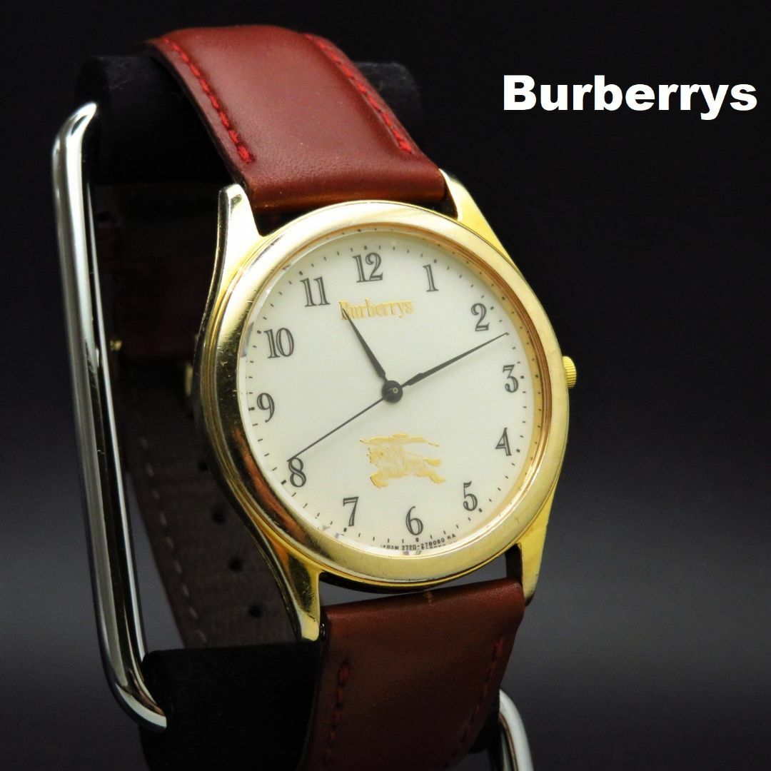 お金を節約Burberrys バーバリー 腕時計ゴールド アラビア数字 CITIZEN