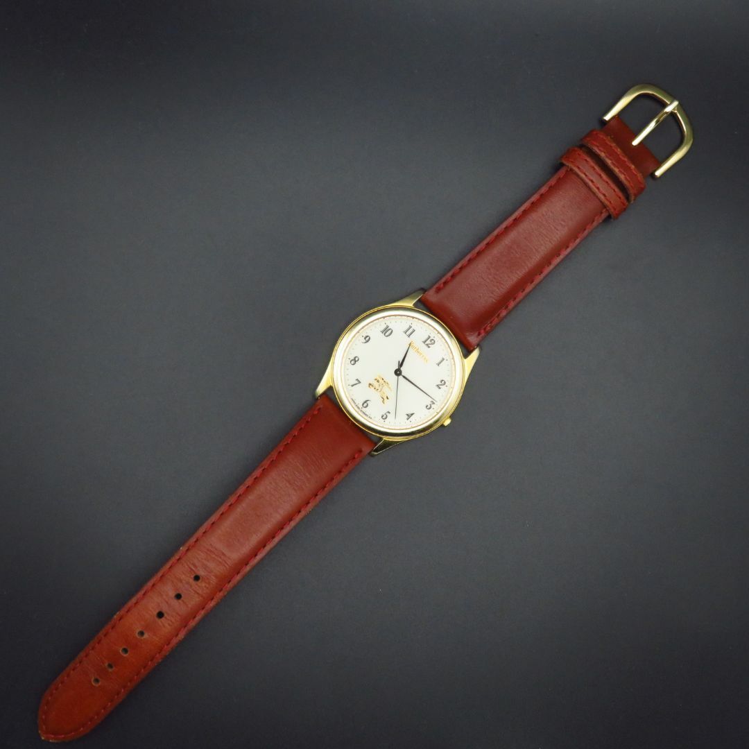 BURBERRY - Burberrys バーバリー 腕時計ゴールド アラビア数字 BURBERRY - Burberrys バーバリー 腕時計ゴールド アラビア数字