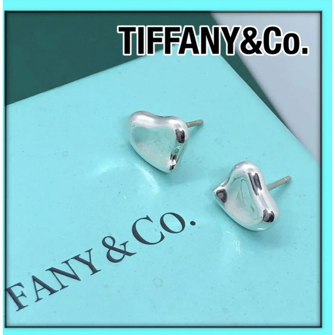 Tiffany & Co. - ティファニーピアス フルハートピアス SV925の通販 by