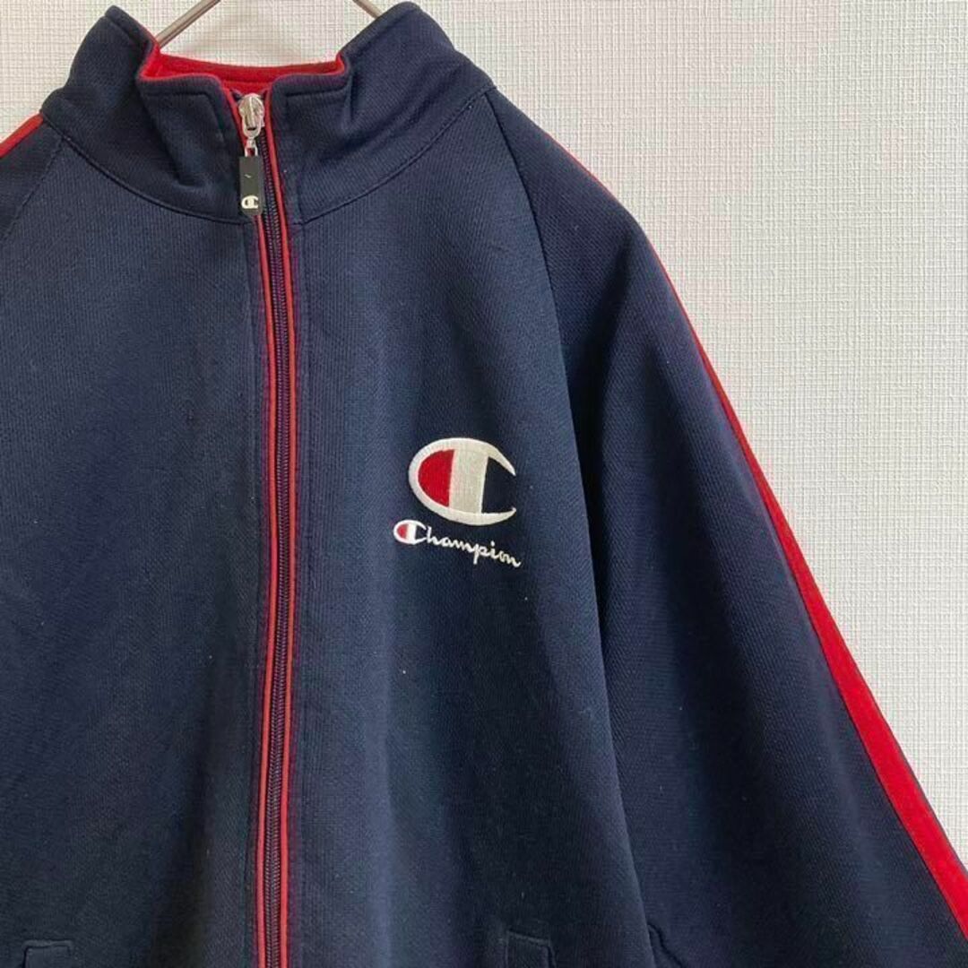 Champion(チャンピオン)の【人気】　チャンピオン　Champion　刺繍ロゴビックプリントトラックジャージ キッズ/ベビー/マタニティのキッズ服男の子用(90cm~)(その他)の商品写真