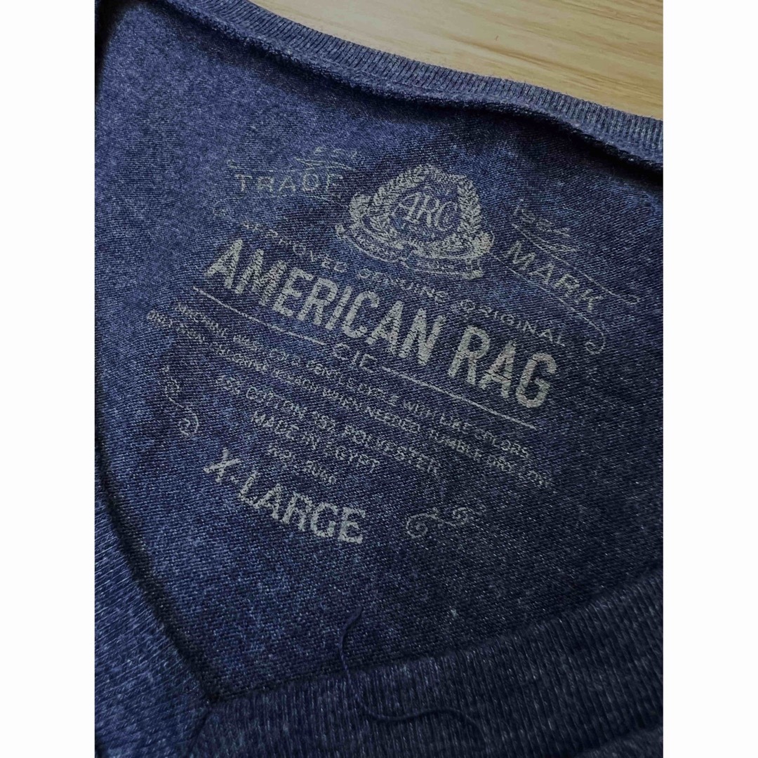 AMERICAN RAG CIE(アメリカンラグシー)の[A57]  不思議で面白い「American Rag Cie」エジプト製V メンズのトップス(Tシャツ/カットソー(半袖/袖なし))の商品写真