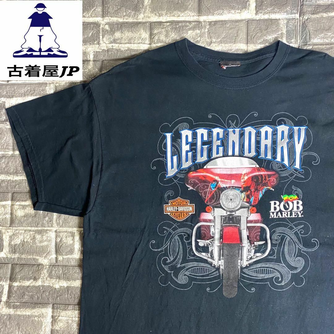 Harley Davidson(ハーレーダビッドソン)のハーレーダビッドソン☆Tシャツ US古着90s バックプリント デカロゴ dc7 メンズのトップス(Tシャツ/カットソー(半袖/袖なし))の商品写真