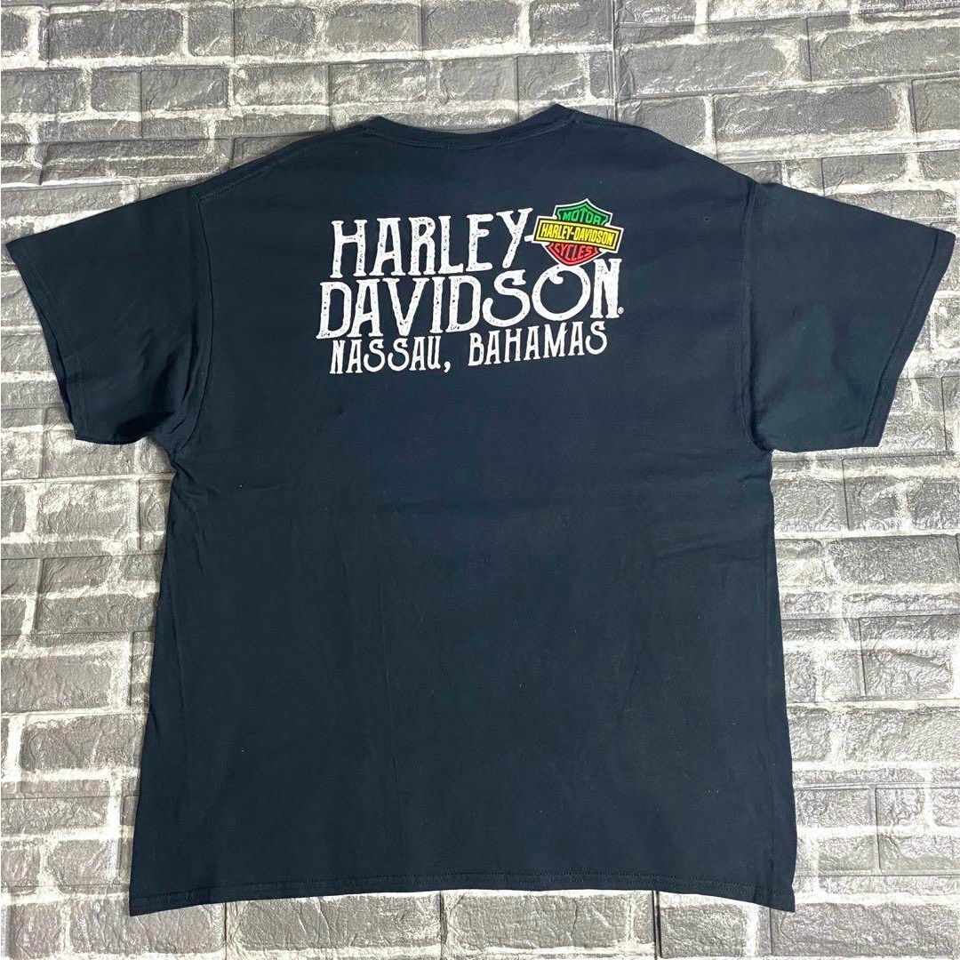 Harley Davidson(ハーレーダビッドソン)のハーレーダビッドソン☆Tシャツ US古着90s バックプリント デカロゴ dc7 メンズのトップス(Tシャツ/カットソー(半袖/袖なし))の商品写真