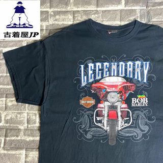 ハーレーダビッドソン(Harley Davidson)のハーレーダビッドソン☆Tシャツ US古着90s バックプリント デカロゴ dc7(Tシャツ/カットソー(半袖/袖なし))