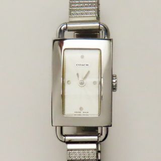 コーチ(COACH)の稼働品 美品 COACH コーチ レディース クオーツ 腕時計 箱 説明書(腕時計)