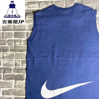 ナイキ(NIKE)のUSA製 NIKE ナイキ☆タンクトップ デカロゴ 90s ユニセックス dd3(タンクトップ)