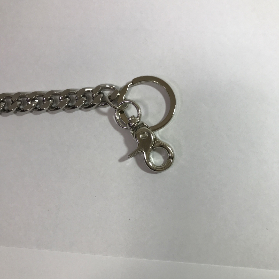 ずっと気になってた ウォレットチェーン シルバー 喜平 ヴィンテージ バイカー アメカジ デニム 喜平 ウォレットチェーン シルバー バイカー キーホルダー アメカジ アクセント