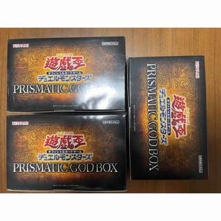 遊戯王 - 遊戯王 PRISMATIC GOD BOX 3BOX 三幻神確定セットの通販 by ...