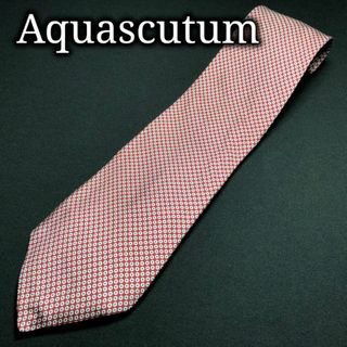 アクアスキュータム(AQUA SCUTUM)のアクアスキュータム ドット レッド ネクタイ A107-P07(ネクタイ)